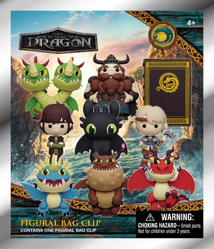 How to train your Dragon 3D PVC Bag Clips 2025 Movie Display (24)