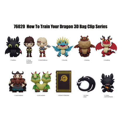 Hvordan trene Dragon 3D PVC Bag Clips 2025 Movie Display (24)