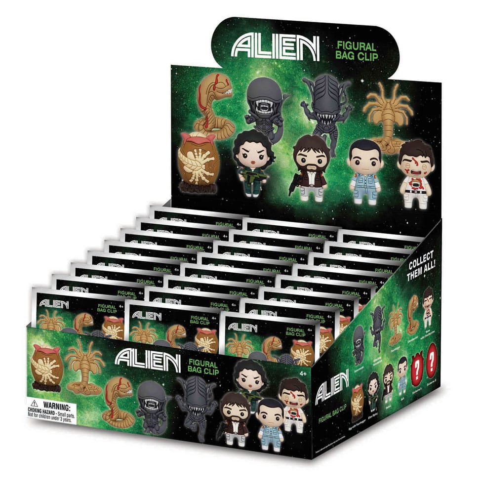 Alien 3D PVC Çanta Klipsleri Serisi 1 Ekran (24)