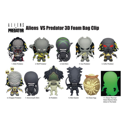 Alien vs. Predator 3D PVC Bag Clip Display (24)