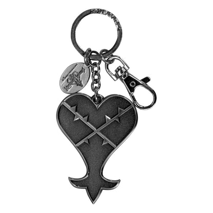 Kingdom Hearts metall nøkkelring hjerteløs logo