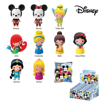 Disney 3D PVC Bag Clips Series 1 Display (24)