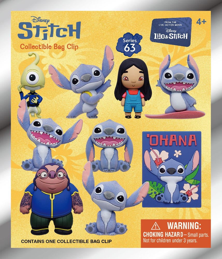 Lilo & Stitch Movie Clips para bolsas de espuma 3D Serie 63 Display (24)