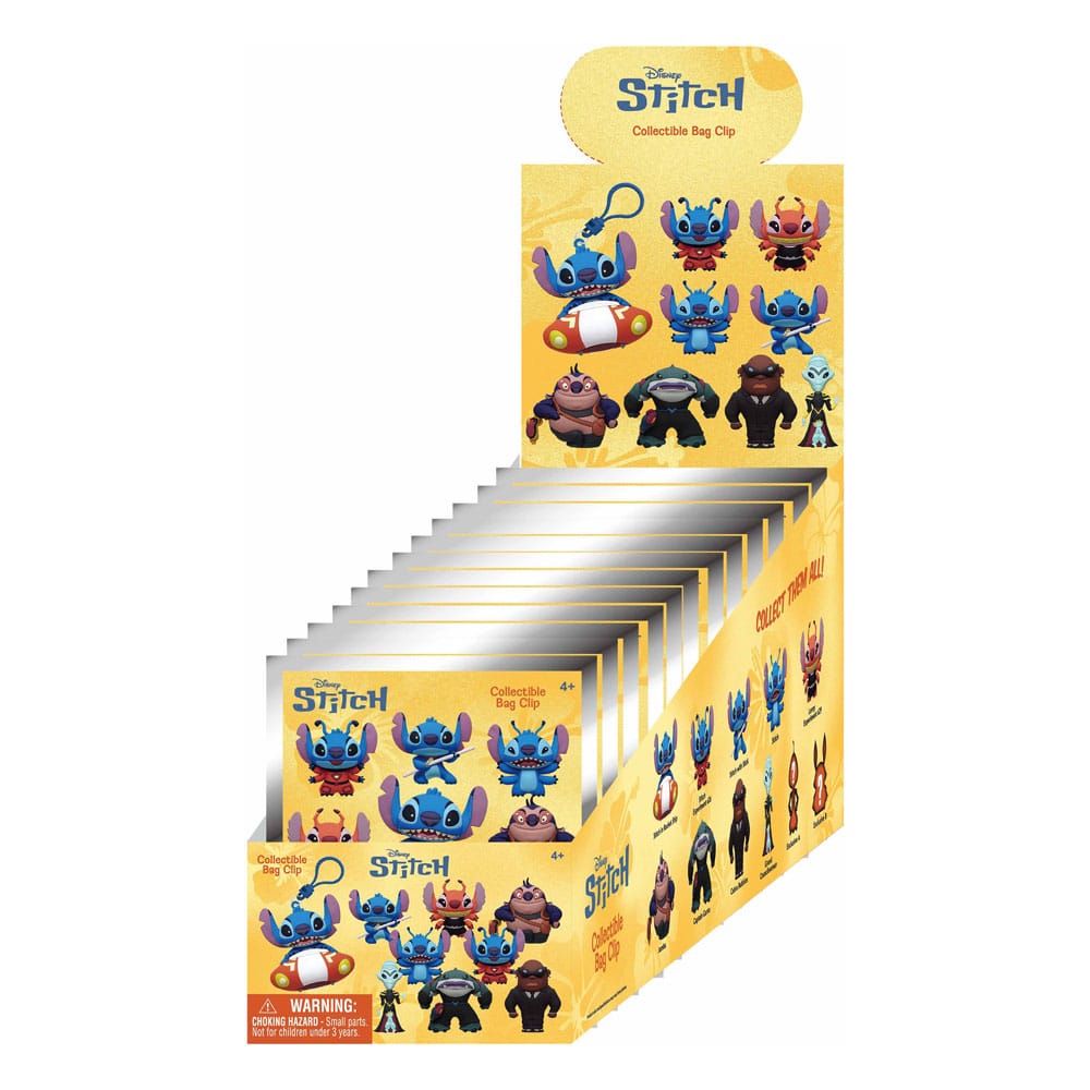 Clip per sacchetti in schiuma 3D Lilo & Stitch Stitch in Space Display (24)