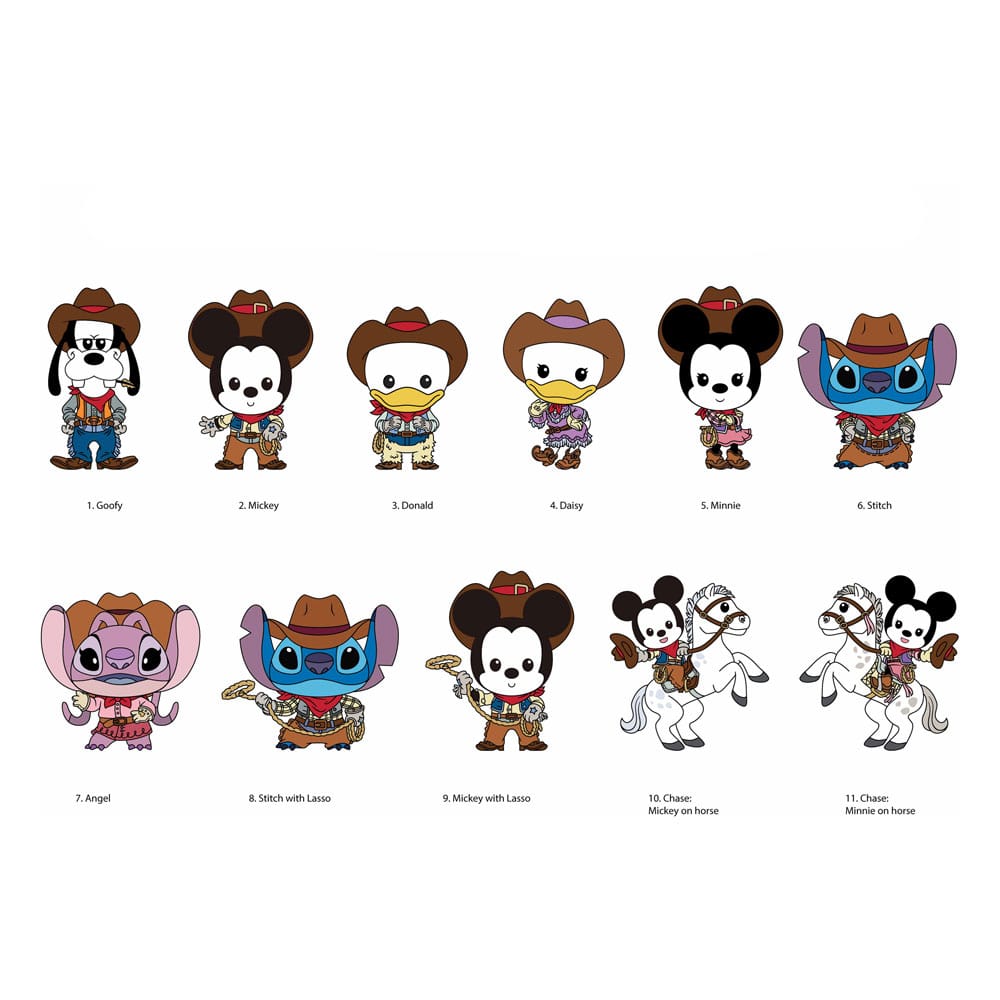 Disney Classic Western 3D Clip per sacchetti in schiuma Serie 72 Display (24)