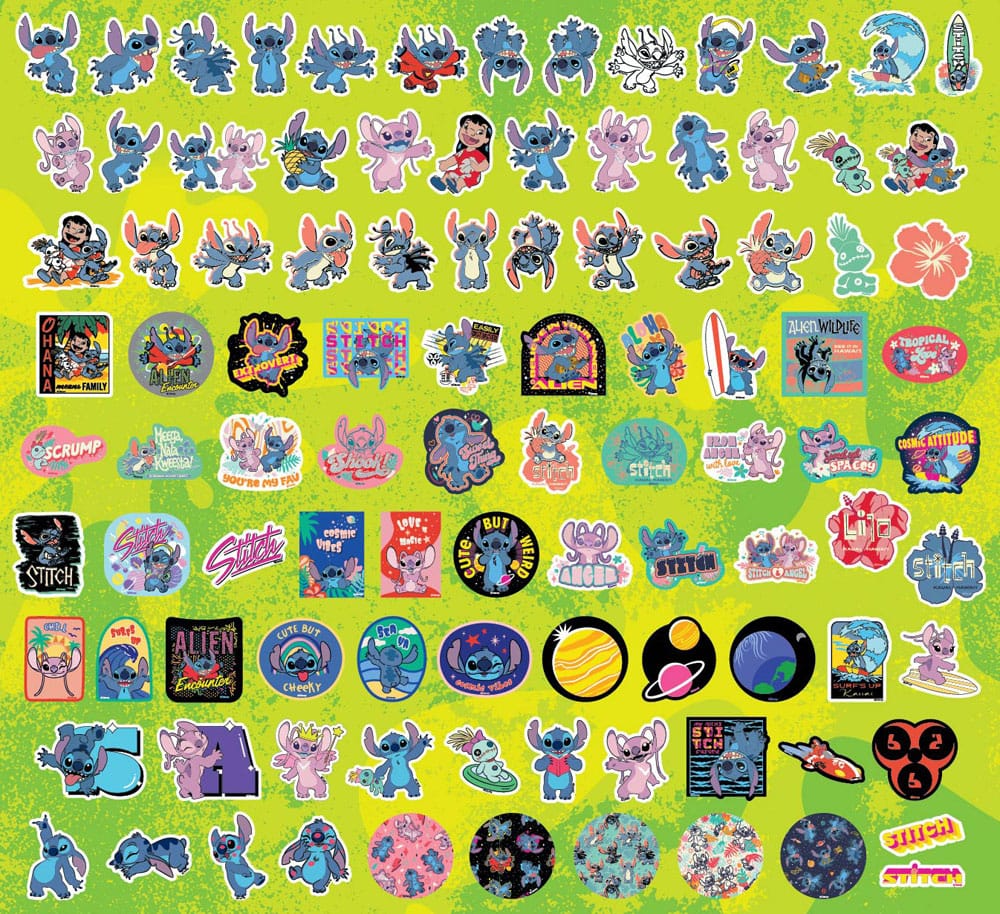 Lilo & Stitch Sticker Set 100 Pieces Sortment (20)