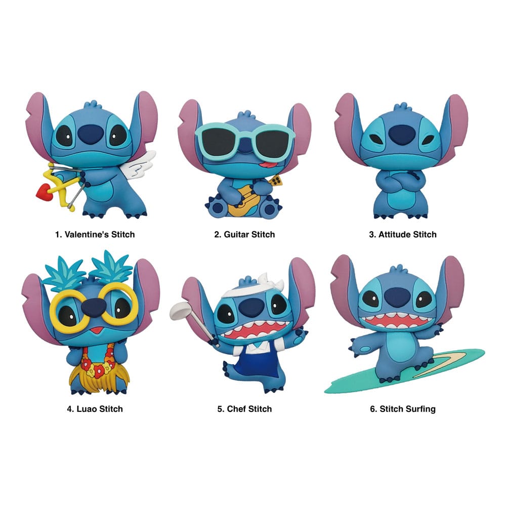 Display 2D 3D Magnets 3D Lilo & Stitch (12)