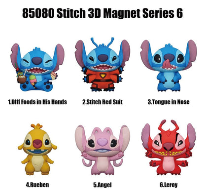Lilo & Stitch 3D Magnets Stitch Series 6 Blind Pack Display (12)