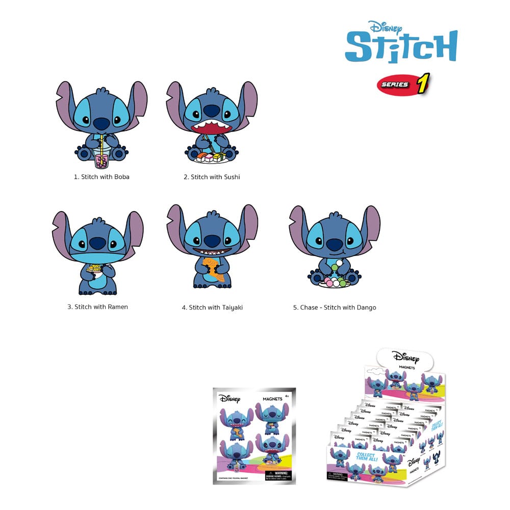 Lilo & Stitch Magnet Stitch Series 1 Display (12)