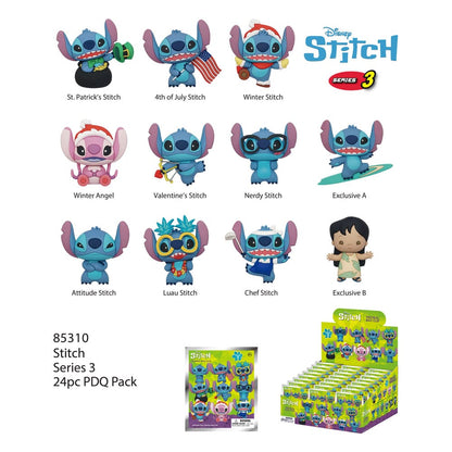 Lilo & Stich 3D PVC Bag Clips Stich Series 3 Display (24)