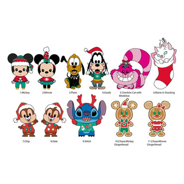 Disney 3D PVC Bag Clips Serie 59 Display (24)