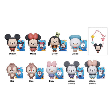 Disney Charm 3D PVC Sac Clips Mickey & Friends Display (24)