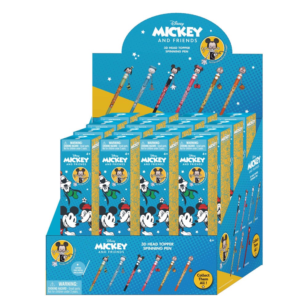 Mickey and Friends 3D Head Topper Spinning Pen