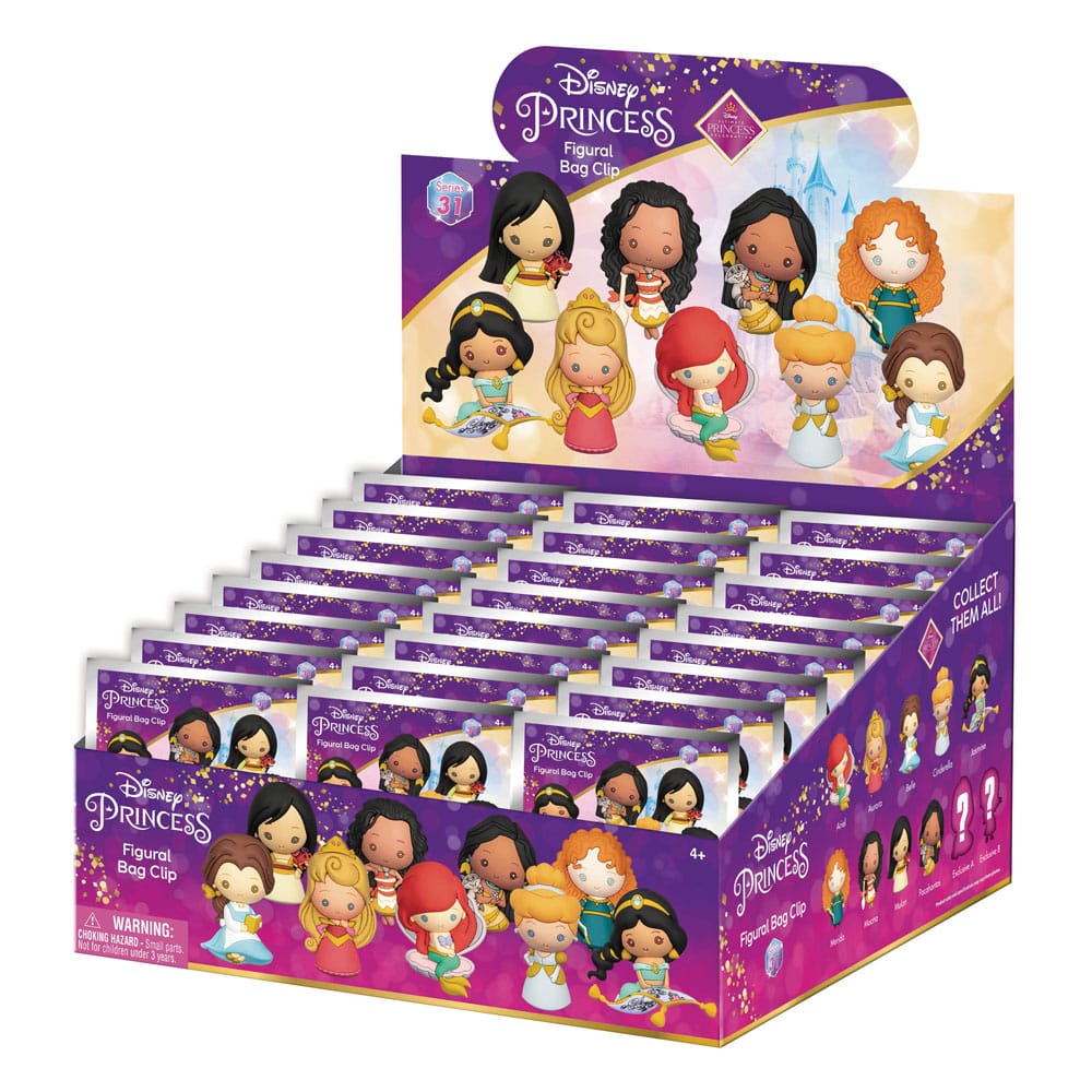 Disney 3D PVC Bag Clips Ultimate Princess Series 31 (24)