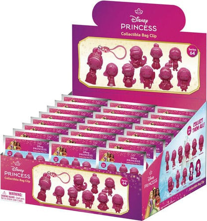 Disney Create your World 3D PVC Bag Clip Princess Series 64 Display (24)