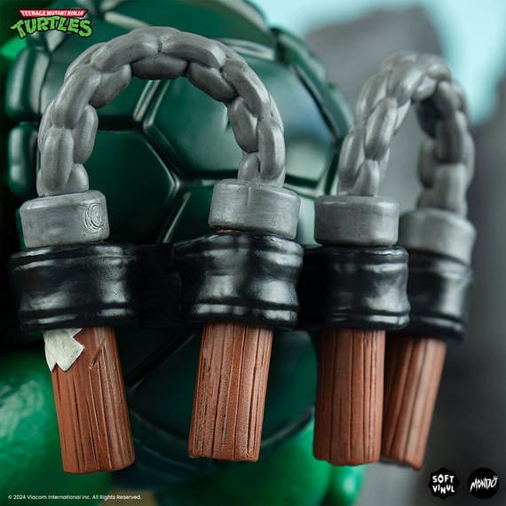 Teenage Mutant Ninja Turtles Figurine en Vinyle Souple Michel-Ange 20 cm