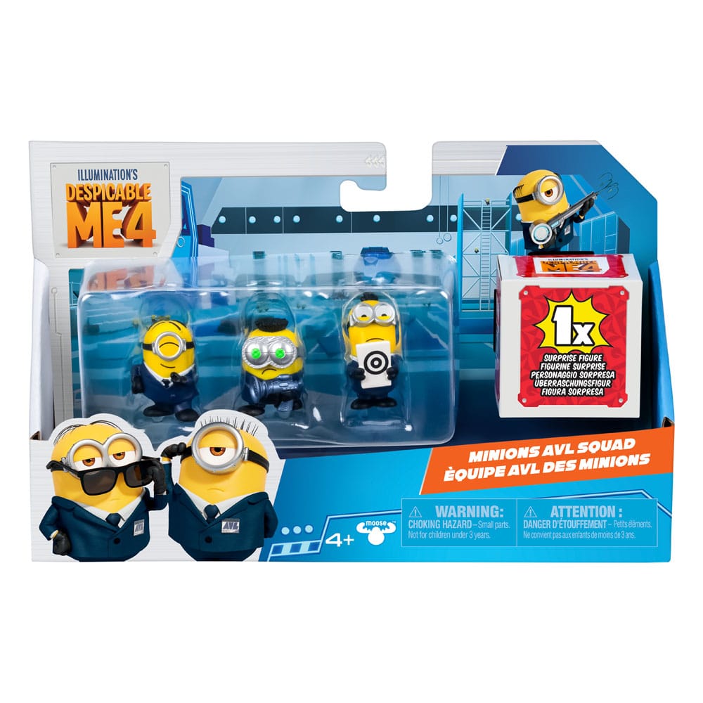 Despicable Me 4 Figure 4-Pack AVL 5 cm