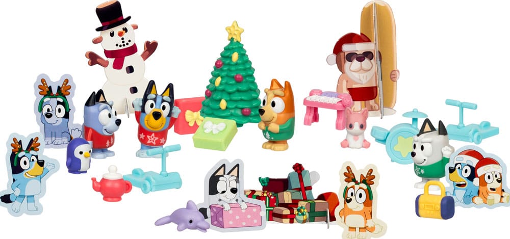 Bluey adventskalender minifigurer