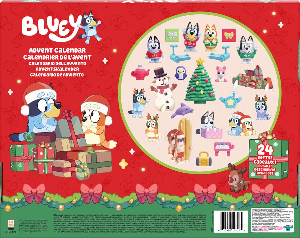 Bluey adventskalender minifigurer