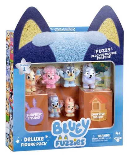 Bluey Fuzzies Deluxe figurpakke