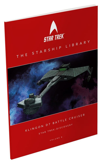 Star Trek Library: Klingonischer D7-Schlachtkreuzer aus Druckguss, 10 cm