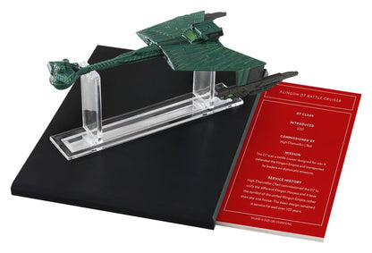 Star Trek Library: Klingonischer D7-Schlachtkreuzer aus Druckguss, 10 cm