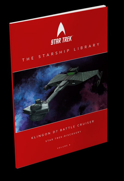 Star Trek Library: Klingonischer D7-Schlachtkreuzer aus Druckguss, 10 cm