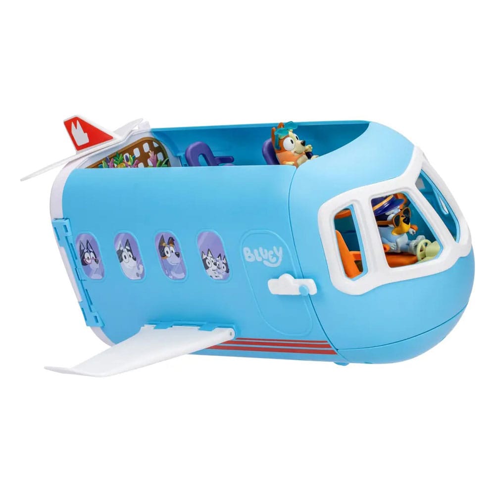 Set da gioco con mini figure Bluey Set 3 in 1 per le vacanze Bluey