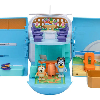 Set da gioco con mini figure Bluey Set 3 in 1 per le vacanze Bluey