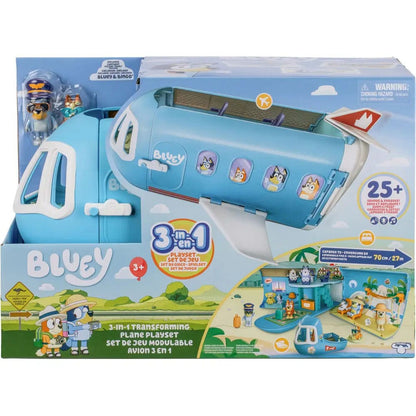 Set da gioco con mini figure Bluey Set 3 in 1 per le vacanze Bluey