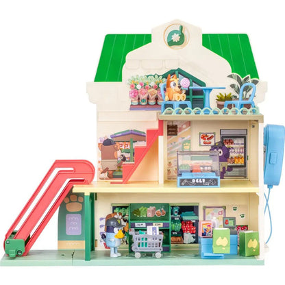 Bluey Mini Figure Playset Bluey Let's Play Chef Supermarket