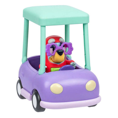 Bluey Mini Figür Oyun Seti Janet ve Büyükanne Arabası