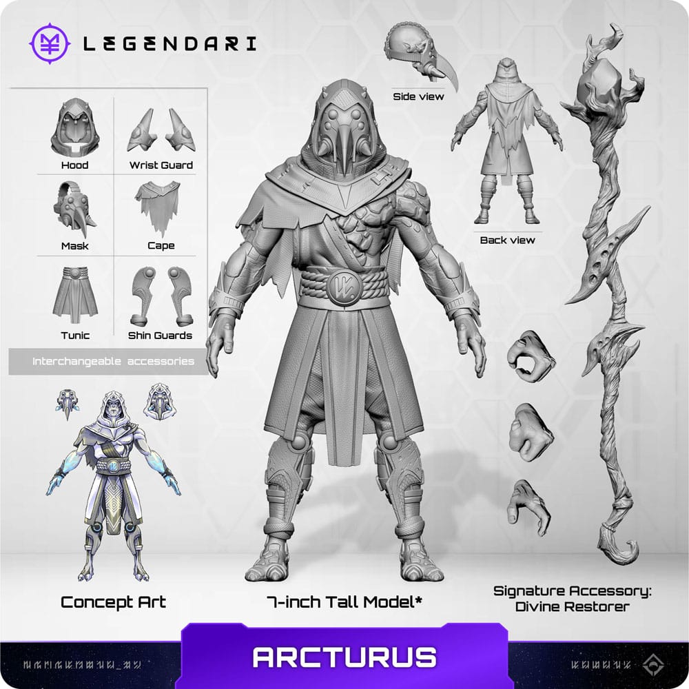 Legendari actionfigur 1/10 arcturus 18 cm