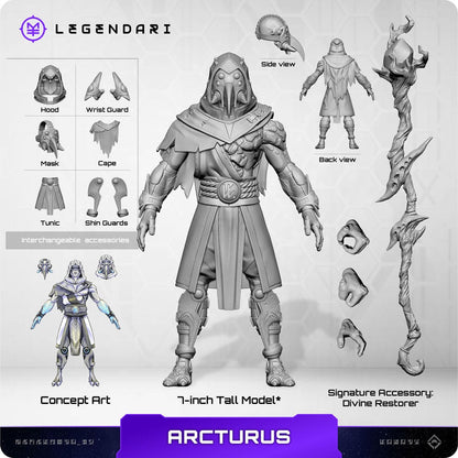 Legendari actionfigur 1/10 arcturus 18 cm