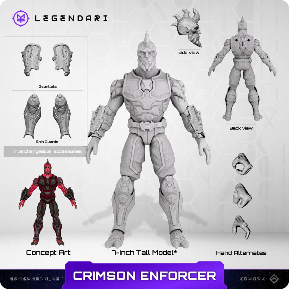 Legendari ActionFigur 1/10 Crimson Enforcer 18 cm
