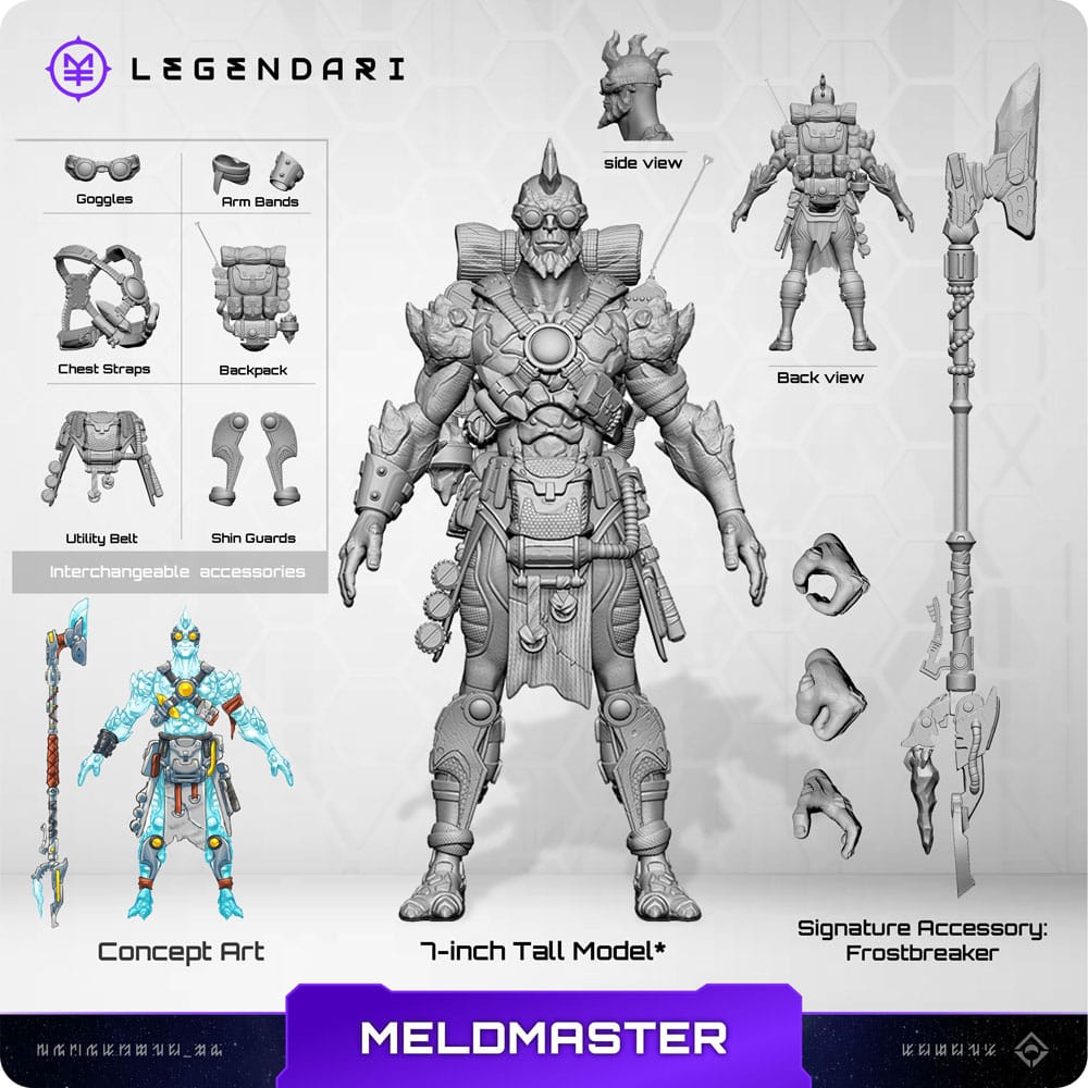 Legendari ActionFigur 1/10 Meld Master 18 cm