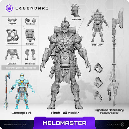 Legendari ActionFigur 1/10 Meld Master 18 cm