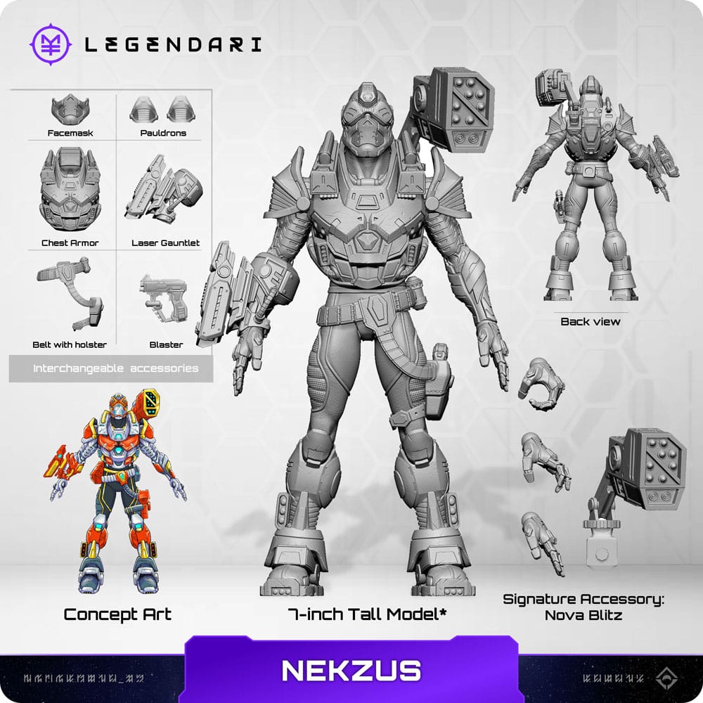 Legendari ActionFigur 1/10 Nekzus 18 cm