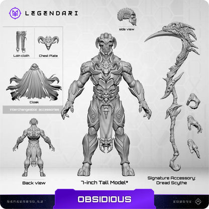 Legendari ActionFigur 1/10 Obsidious 18 cm