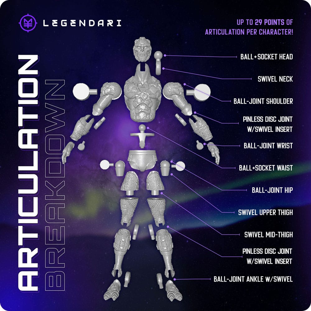 Legendari ActionFigur 1/10 Pale King 18 CM