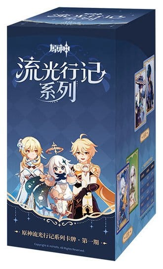 Genshin Impact Trading Card Game Journey of Light Blind Box Display (18) *Kinesisk version*