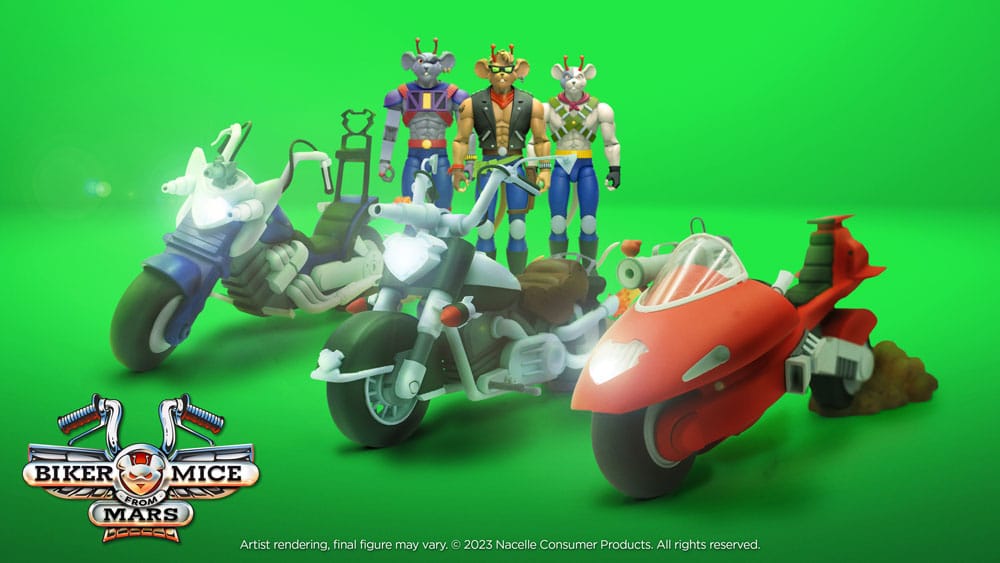 Biker Mice From Mars Vehicles 23 - 25 cm Assortment (6)