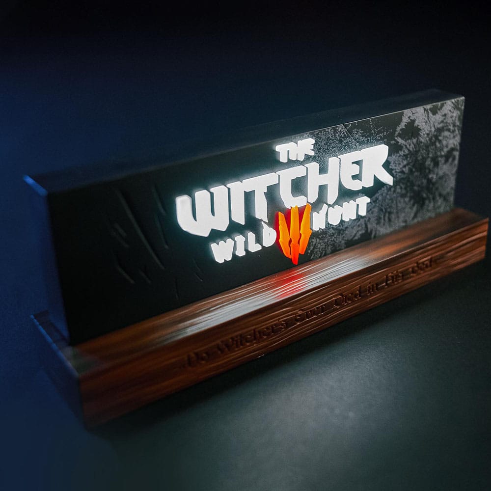 The Witcher LED-Light Wild Hunt Logosu 22 cm