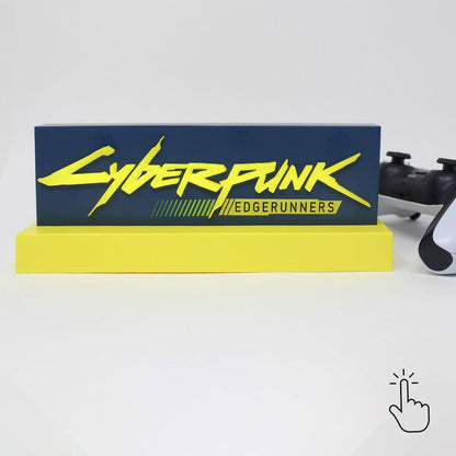 Cyberpunk Edgerunner LED-Light Logotipo de 22 cm