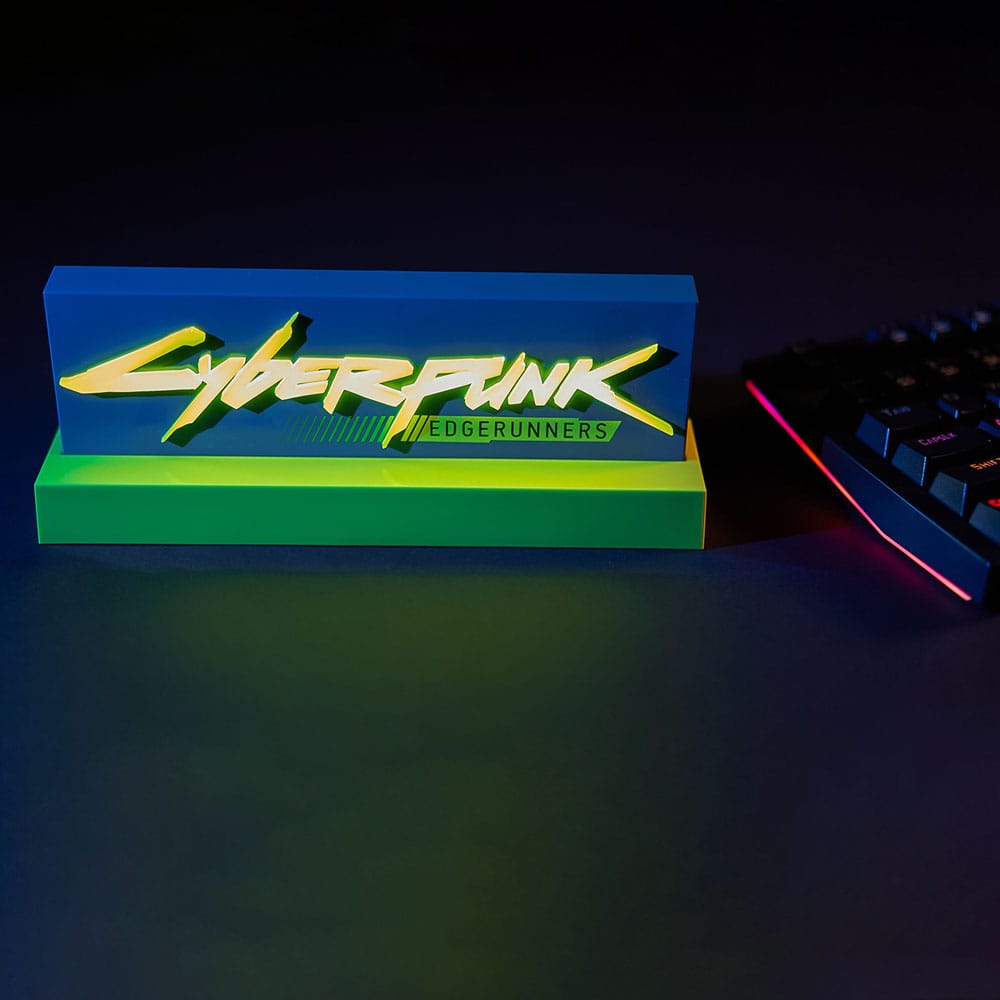 Cyberpunk Edgerunner LED-Light Logotipo de 22 cm