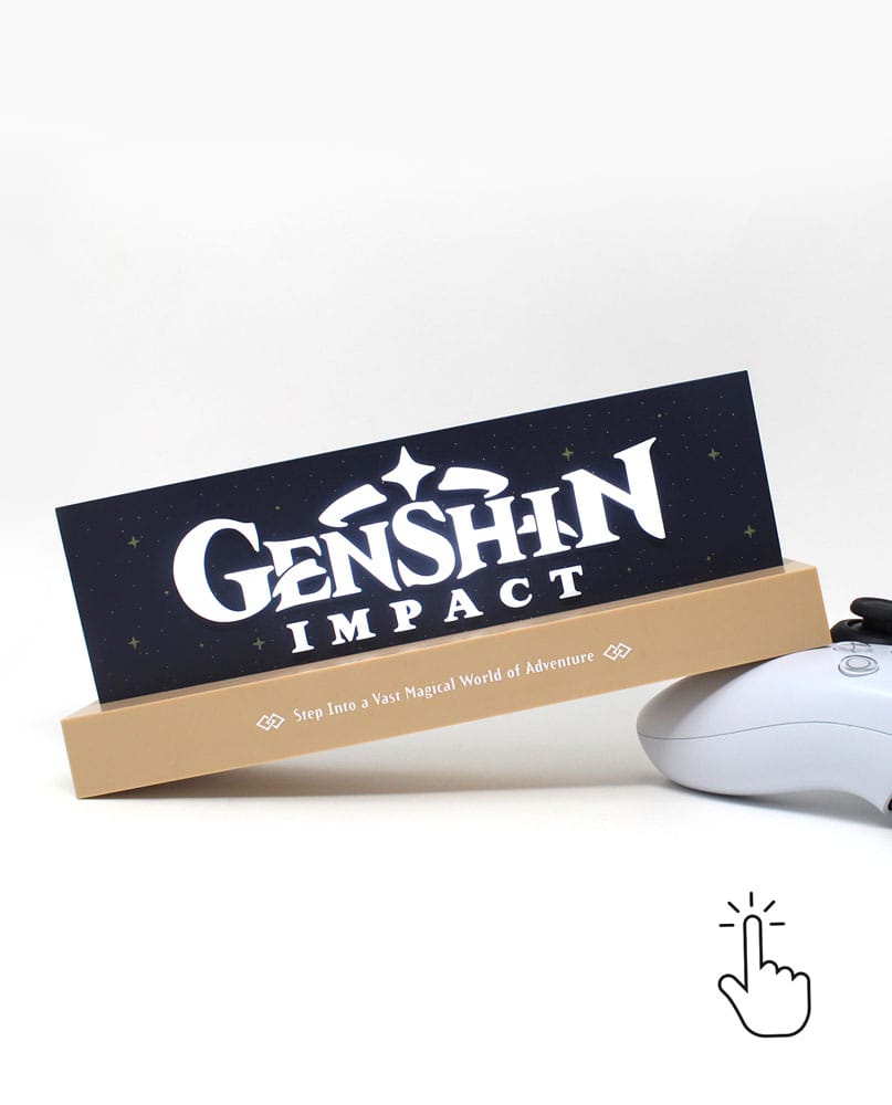 Genshin Impact Led-Light-logotyp 22 cm