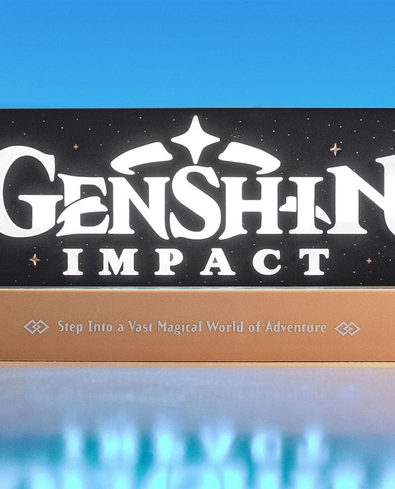 Genshin Impact Led-Light-logotyp 22 cm