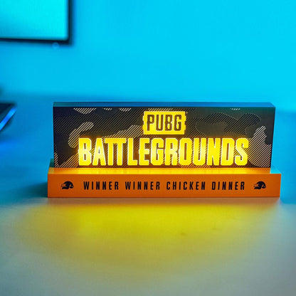 Logo LED-LIGHT LED-LIGHT de Playerunknown 22 cm