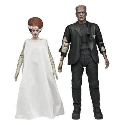 Universal Monsters Actionfiguren 2er-Pack Braut von Frankenstein 90. Jahrestag Das Monster und sein Gefährte 18 cm
