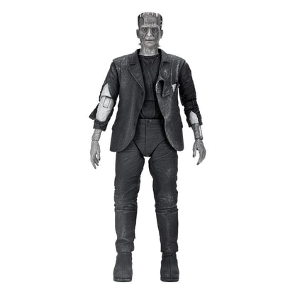 Universal Monsters Action figürü Ultimate Frankenstein'ın Canavarı (Frankenstein Gelini) (B & W) 18 cm